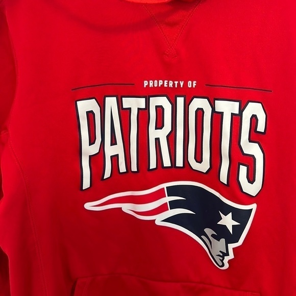 Nike Therma Dri-FIT New England Patriots NFL Performance Pullover Hoodie Small - Picture 4 of 9